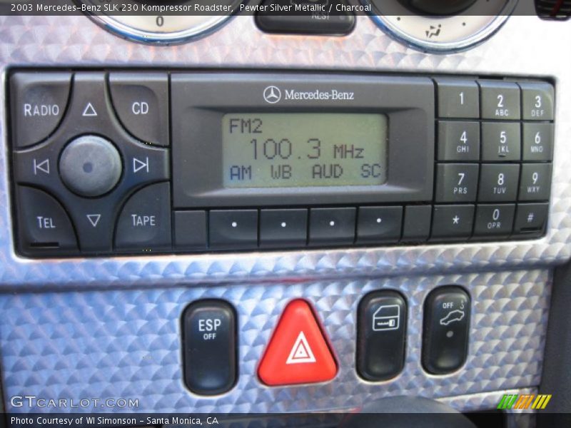 Pewter Silver Metallic / Charcoal 2003 Mercedes-Benz SLK 230 Kompressor Roadster