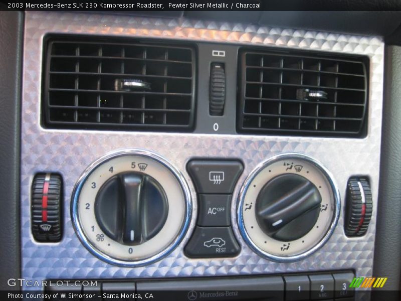Pewter Silver Metallic / Charcoal 2003 Mercedes-Benz SLK 230 Kompressor Roadster