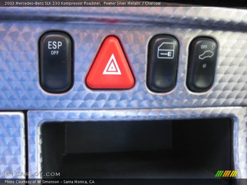 Pewter Silver Metallic / Charcoal 2003 Mercedes-Benz SLK 230 Kompressor Roadster