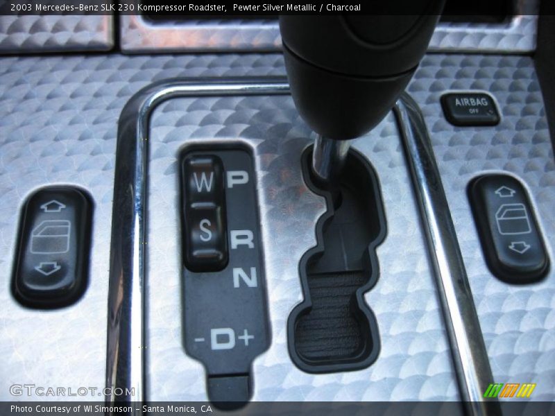 Pewter Silver Metallic / Charcoal 2003 Mercedes-Benz SLK 230 Kompressor Roadster