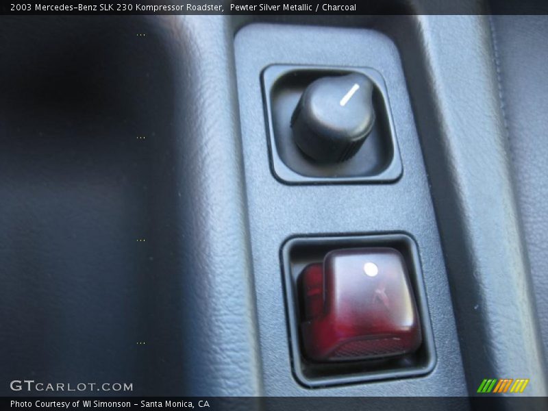 Pewter Silver Metallic / Charcoal 2003 Mercedes-Benz SLK 230 Kompressor Roadster