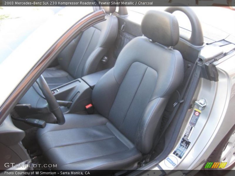 Pewter Silver Metallic / Charcoal 2003 Mercedes-Benz SLK 230 Kompressor Roadster