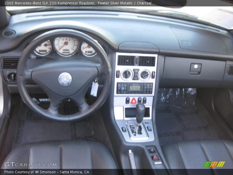 Pewter Silver Metallic / Charcoal 2003 Mercedes-Benz SLK 230 Kompressor Roadster