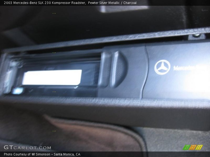 Pewter Silver Metallic / Charcoal 2003 Mercedes-Benz SLK 230 Kompressor Roadster