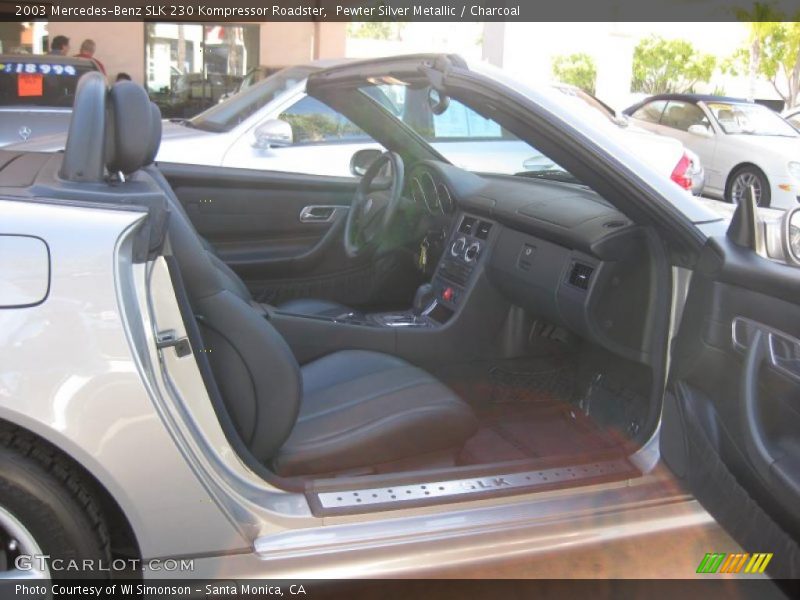 Pewter Silver Metallic / Charcoal 2003 Mercedes-Benz SLK 230 Kompressor Roadster