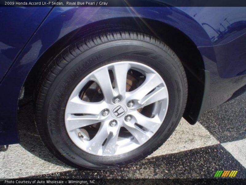 Royal Blue Pearl / Gray 2009 Honda Accord LX-P Sedan