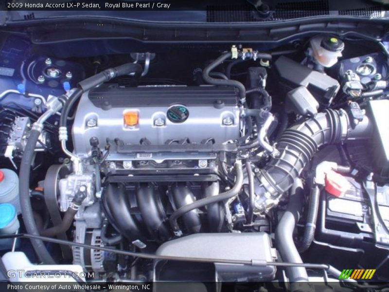Royal Blue Pearl / Gray 2009 Honda Accord LX-P Sedan