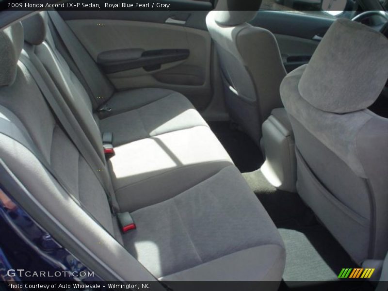 Royal Blue Pearl / Gray 2009 Honda Accord LX-P Sedan