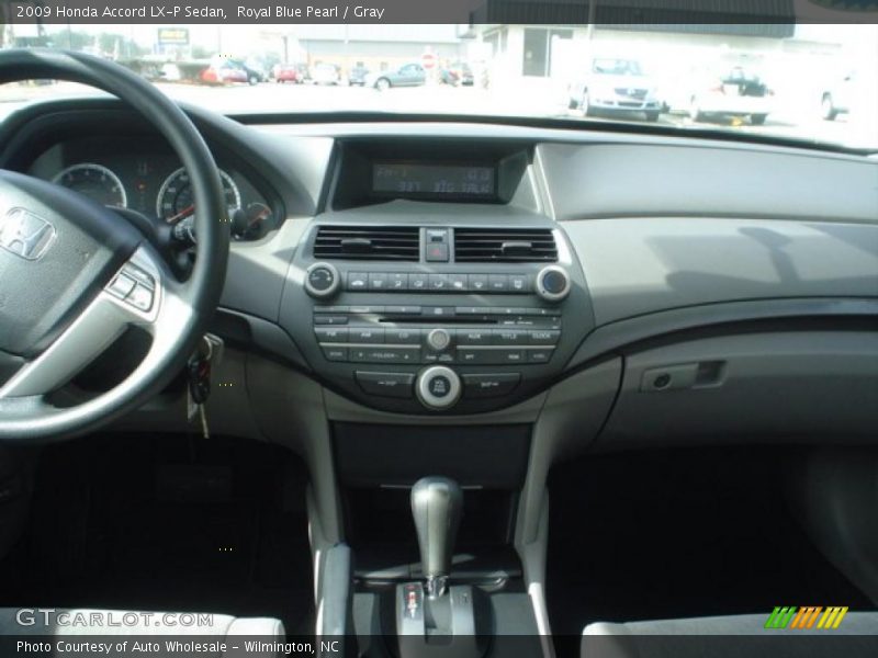 Royal Blue Pearl / Gray 2009 Honda Accord LX-P Sedan