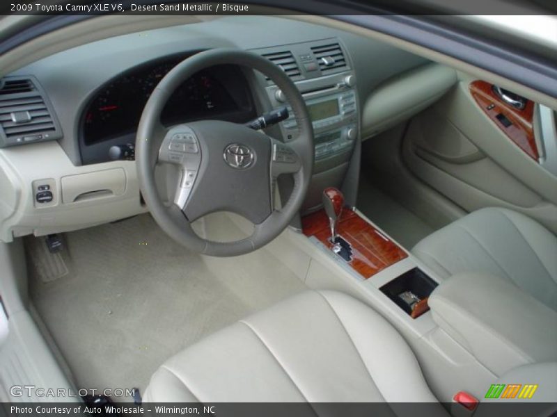Desert Sand Metallic / Bisque 2009 Toyota Camry XLE V6