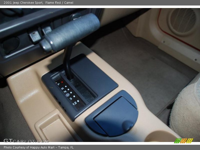 Flame Red / Camel 2001 Jeep Cherokee Sport