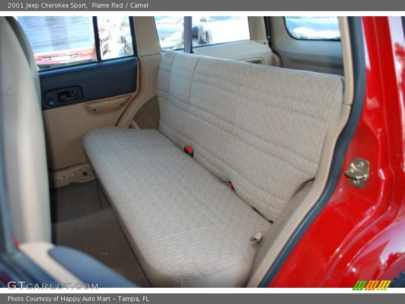 Flame Red / Camel 2001 Jeep Cherokee Sport