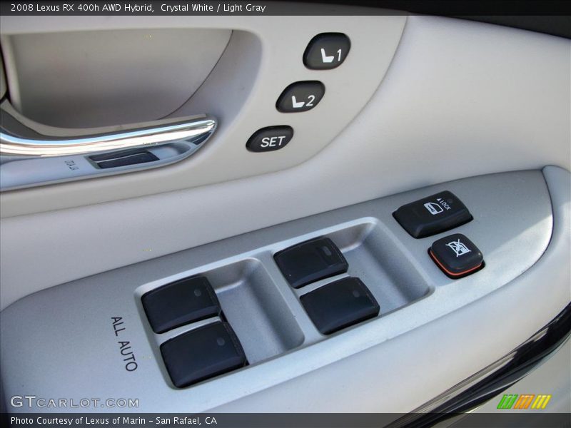 Crystal White / Light Gray 2008 Lexus RX 400h AWD Hybrid