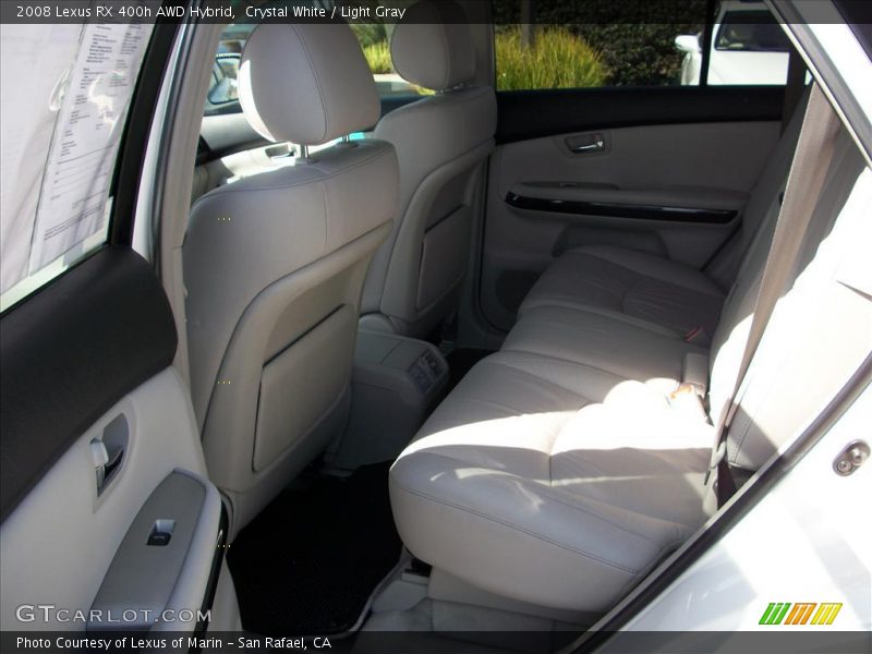 Crystal White / Light Gray 2008 Lexus RX 400h AWD Hybrid