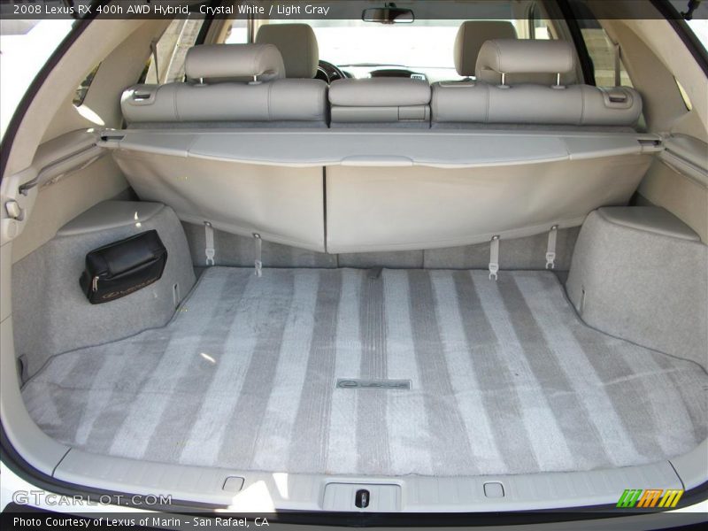 Crystal White / Light Gray 2008 Lexus RX 400h AWD Hybrid