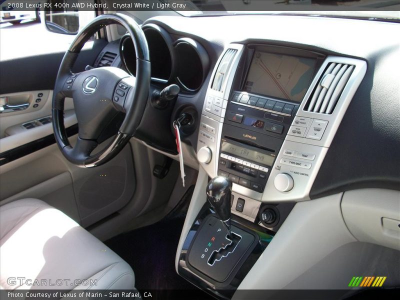 Crystal White / Light Gray 2008 Lexus RX 400h AWD Hybrid