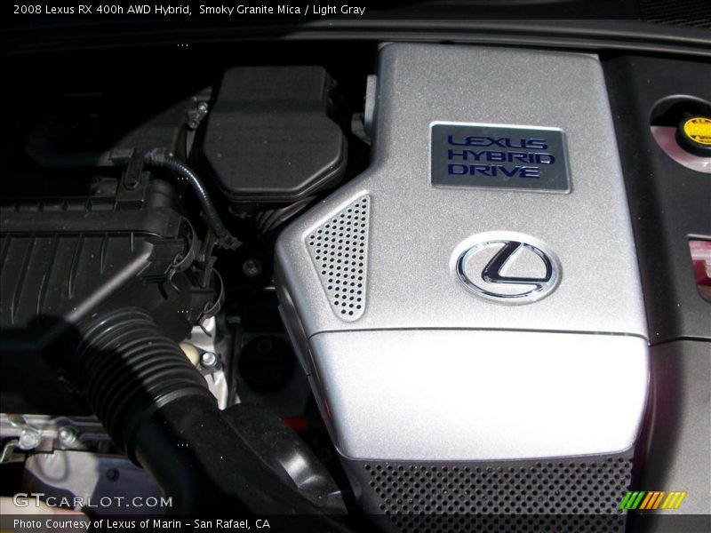 Smoky Granite Mica / Light Gray 2008 Lexus RX 400h AWD Hybrid