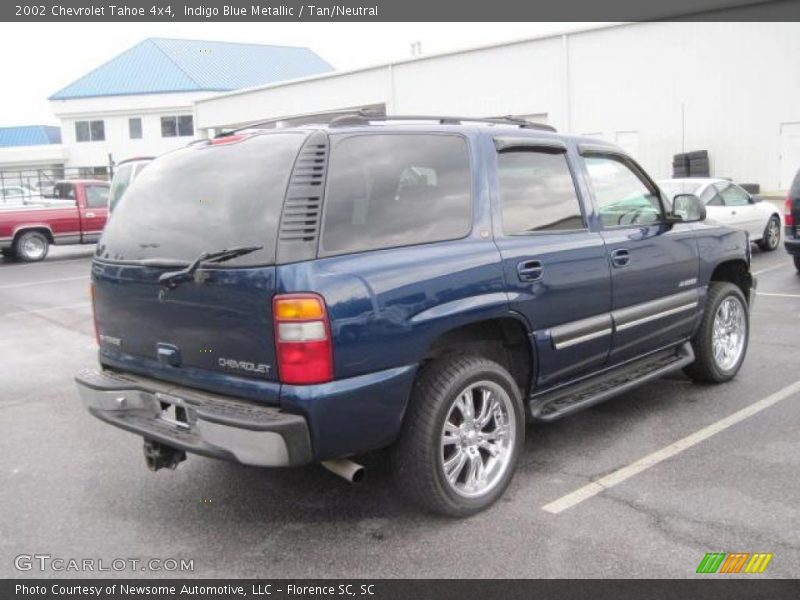 Indigo Blue Metallic / Tan/Neutral 2002 Chevrolet Tahoe 4x4