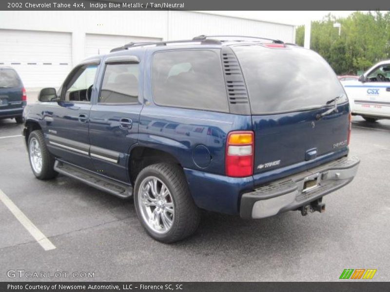 Indigo Blue Metallic / Tan/Neutral 2002 Chevrolet Tahoe 4x4