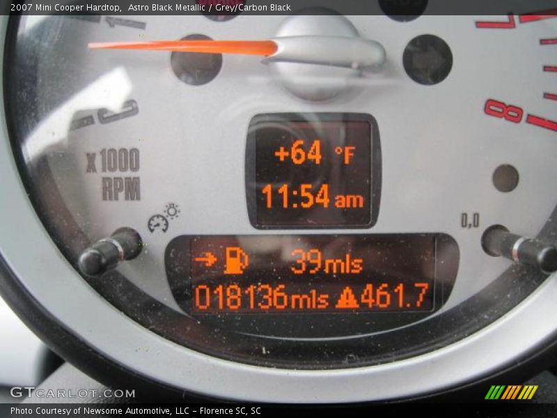 Astro Black Metallic / Grey/Carbon Black 2007 Mini Cooper Hardtop