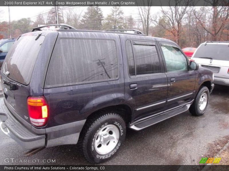 Deep Wedgewood Blue Metallic / Dark Graphite 2000 Ford Explorer XLT 4x4