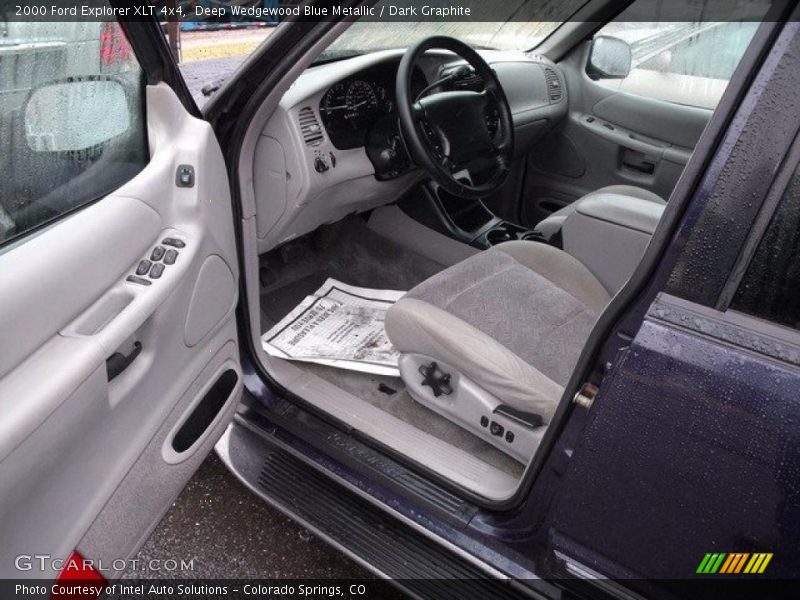 Deep Wedgewood Blue Metallic / Dark Graphite 2000 Ford Explorer XLT 4x4