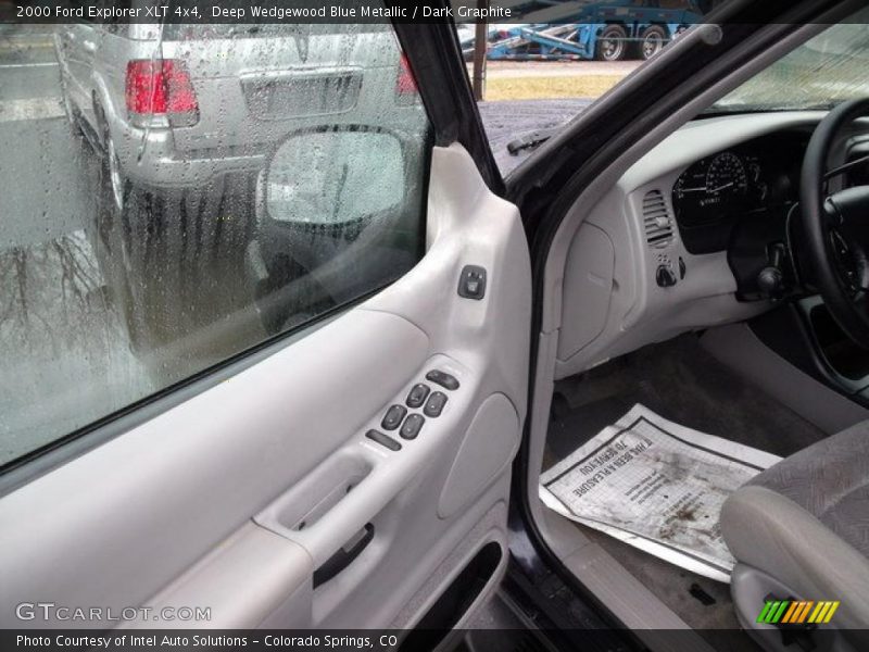 Deep Wedgewood Blue Metallic / Dark Graphite 2000 Ford Explorer XLT 4x4