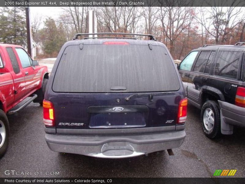 Deep Wedgewood Blue Metallic / Dark Graphite 2000 Ford Explorer XLT 4x4