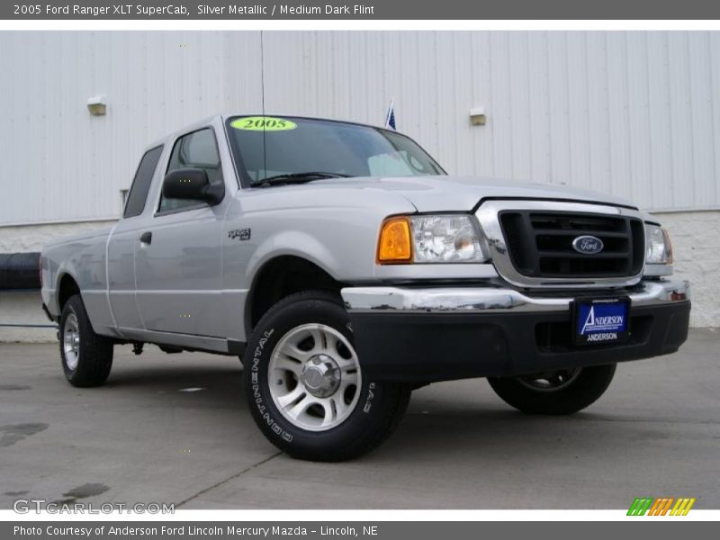 Silver Metallic / Medium Dark Flint 2005 Ford Ranger XLT SuperCab