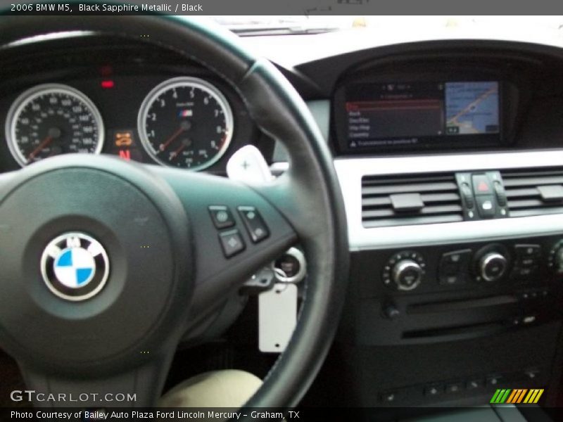 Black Sapphire Metallic / Black 2006 BMW M5