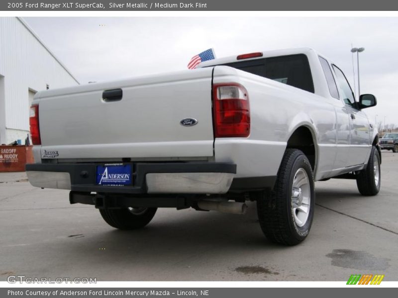 Silver Metallic / Medium Dark Flint 2005 Ford Ranger XLT SuperCab