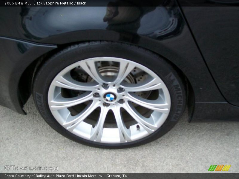 Black Sapphire Metallic / Black 2006 BMW M5