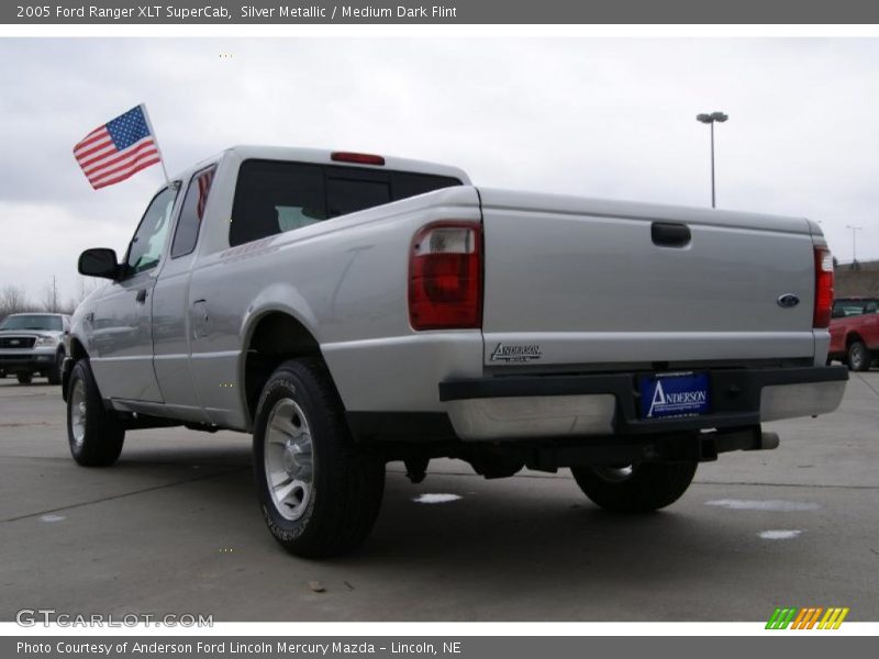 Silver Metallic / Medium Dark Flint 2005 Ford Ranger XLT SuperCab
