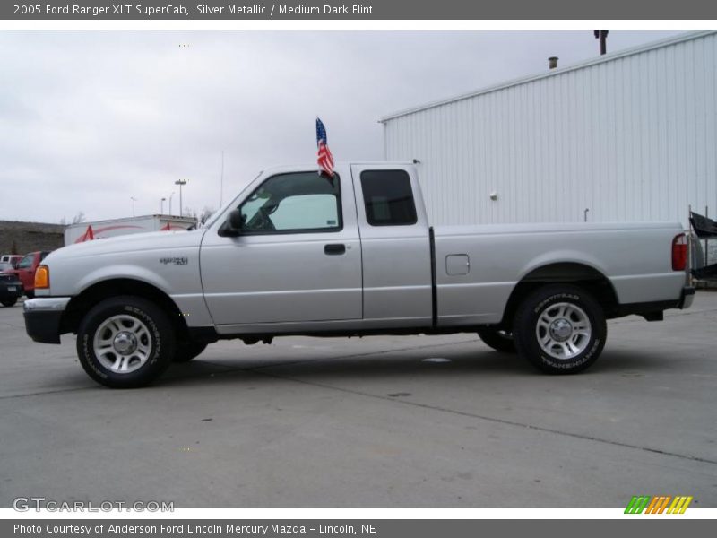 Silver Metallic / Medium Dark Flint 2005 Ford Ranger XLT SuperCab
