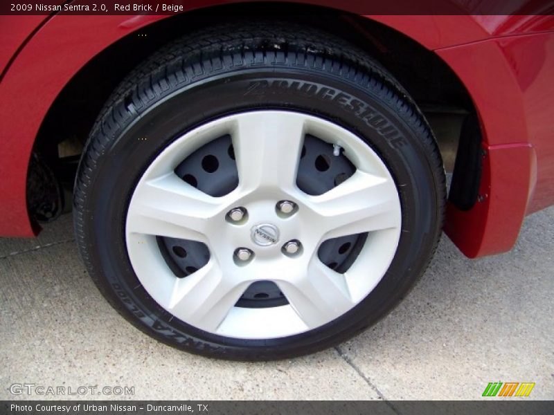 Red Brick / Beige 2009 Nissan Sentra 2.0