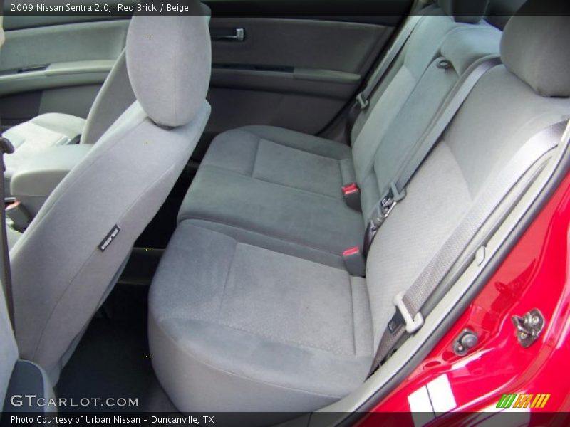 Red Brick / Beige 2009 Nissan Sentra 2.0