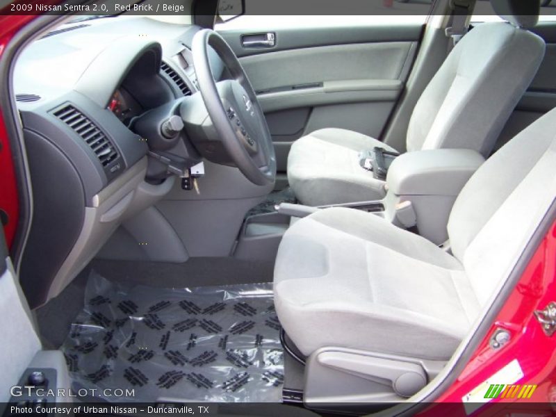 Red Brick / Beige 2009 Nissan Sentra 2.0