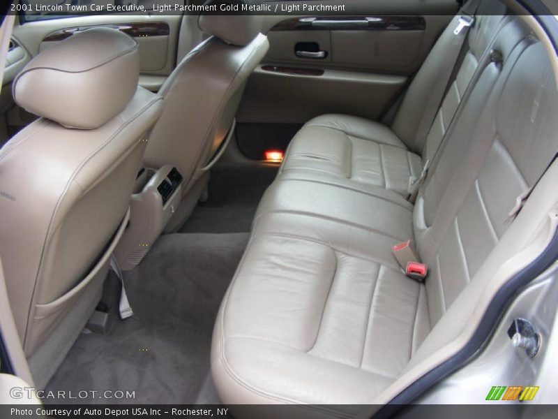 Light Parchment Gold Metallic / Light Parchment 2001 Lincoln Town Car Executive