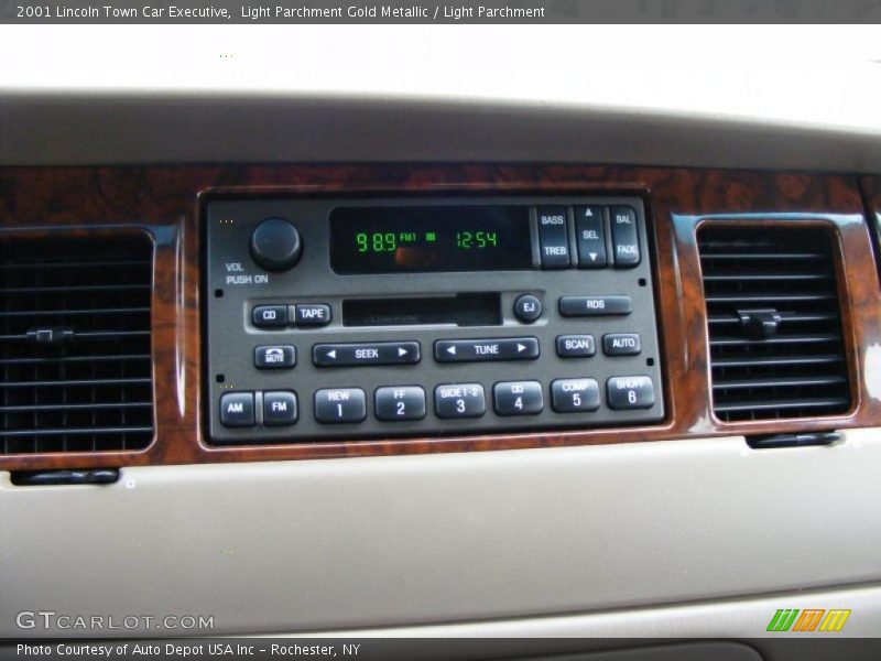 Light Parchment Gold Metallic / Light Parchment 2001 Lincoln Town Car Executive