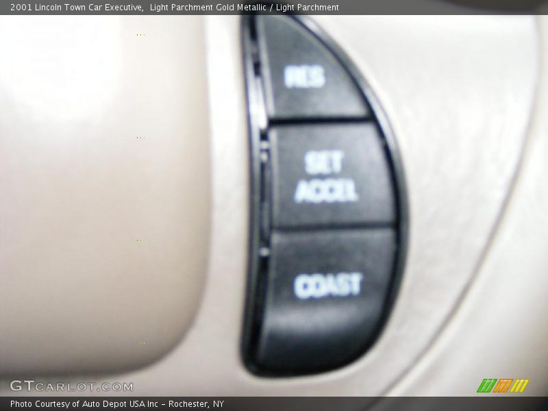Light Parchment Gold Metallic / Light Parchment 2001 Lincoln Town Car Executive