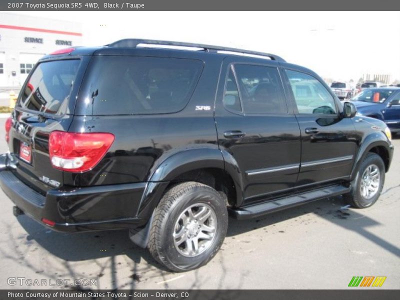 Black / Taupe 2007 Toyota Sequoia SR5 4WD