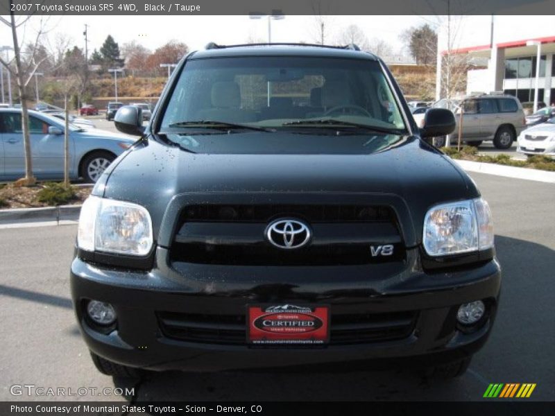Black / Taupe 2007 Toyota Sequoia SR5 4WD