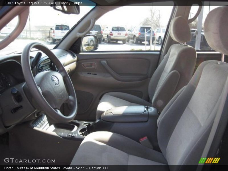 Black / Taupe 2007 Toyota Sequoia SR5 4WD