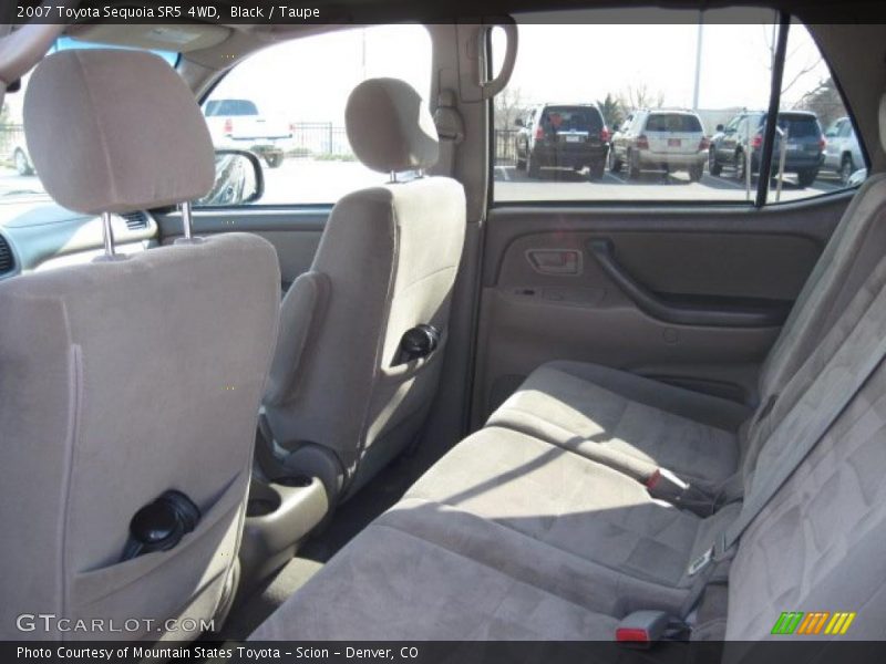 Black / Taupe 2007 Toyota Sequoia SR5 4WD