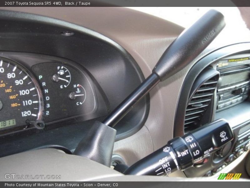Black / Taupe 2007 Toyota Sequoia SR5 4WD