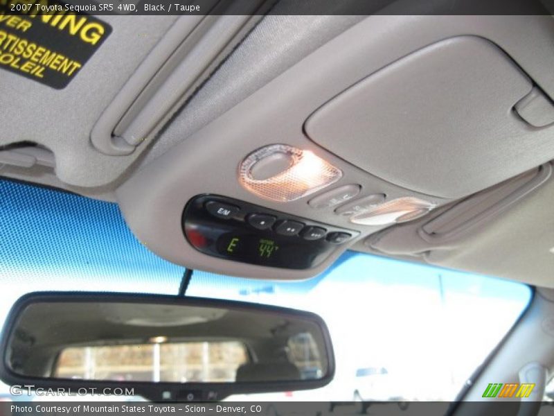 Black / Taupe 2007 Toyota Sequoia SR5 4WD