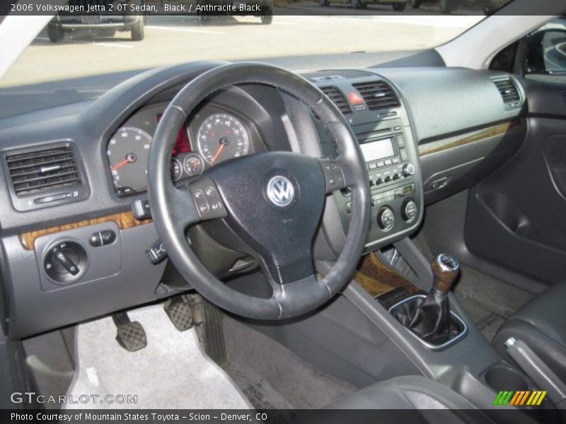 Black / Anthracite Black 2006 Volkswagen Jetta 2.0T Sedan