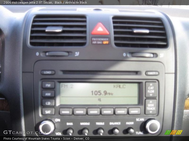 Black / Anthracite Black 2006 Volkswagen Jetta 2.0T Sedan