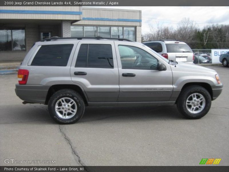 Silverstone Metallic / Agate 2000 Jeep Grand Cherokee Laredo 4x4