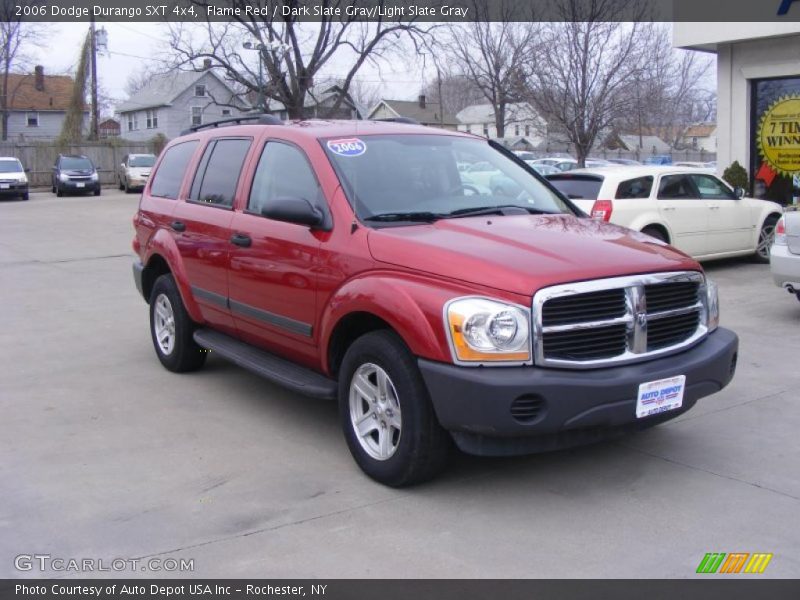 Flame Red / Dark Slate Gray/Light Slate Gray 2006 Dodge Durango SXT 4x4